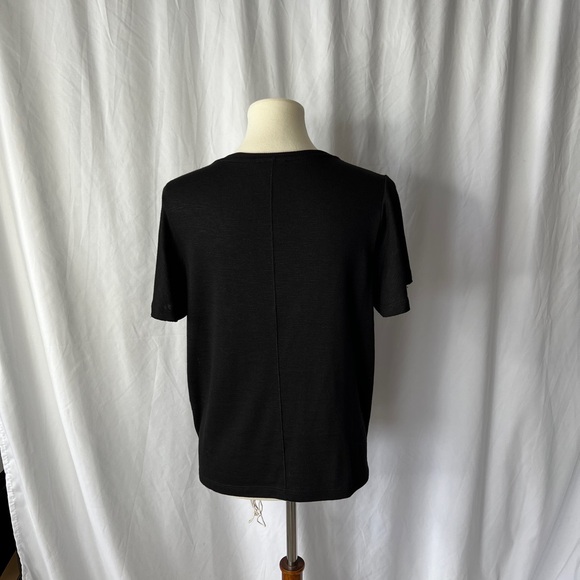 PAIGE Rochelle Knit V-neck T-shirt - Medium - Picture 3 of 7